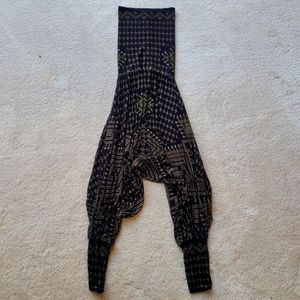 Melodia designs faux assuit harem pants/jumpsuit